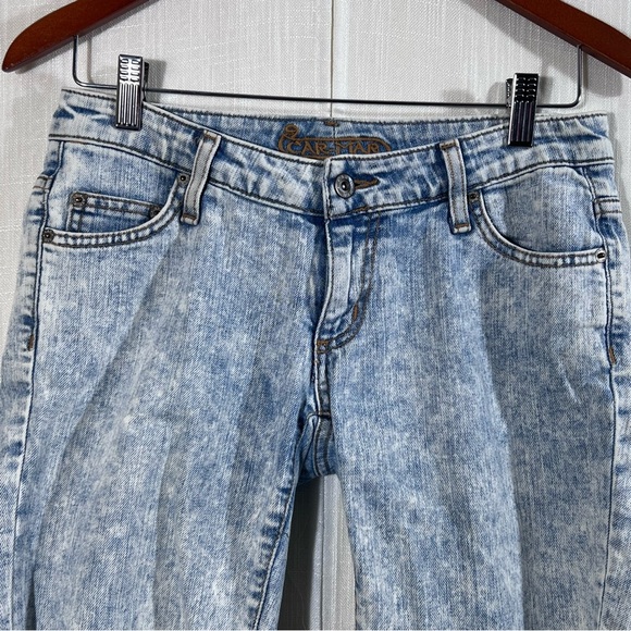 Carmar Acid Washed Denim Jean Shorts Size 26 - Picture 2 of 16